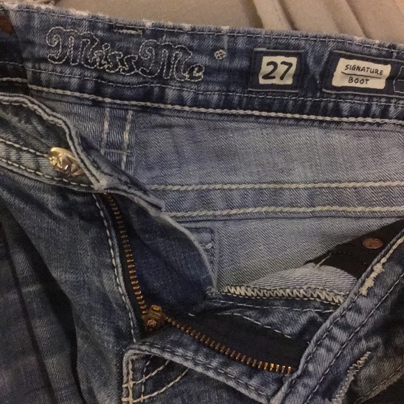 MissMe jeans size 27 bootcut - Picture 3 of 6